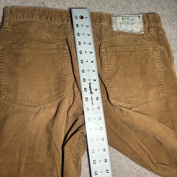 Polo Ralph Lauren Tan Corduroy Pants Men’s 36x30 Straight Fi - Picture 15 of 16